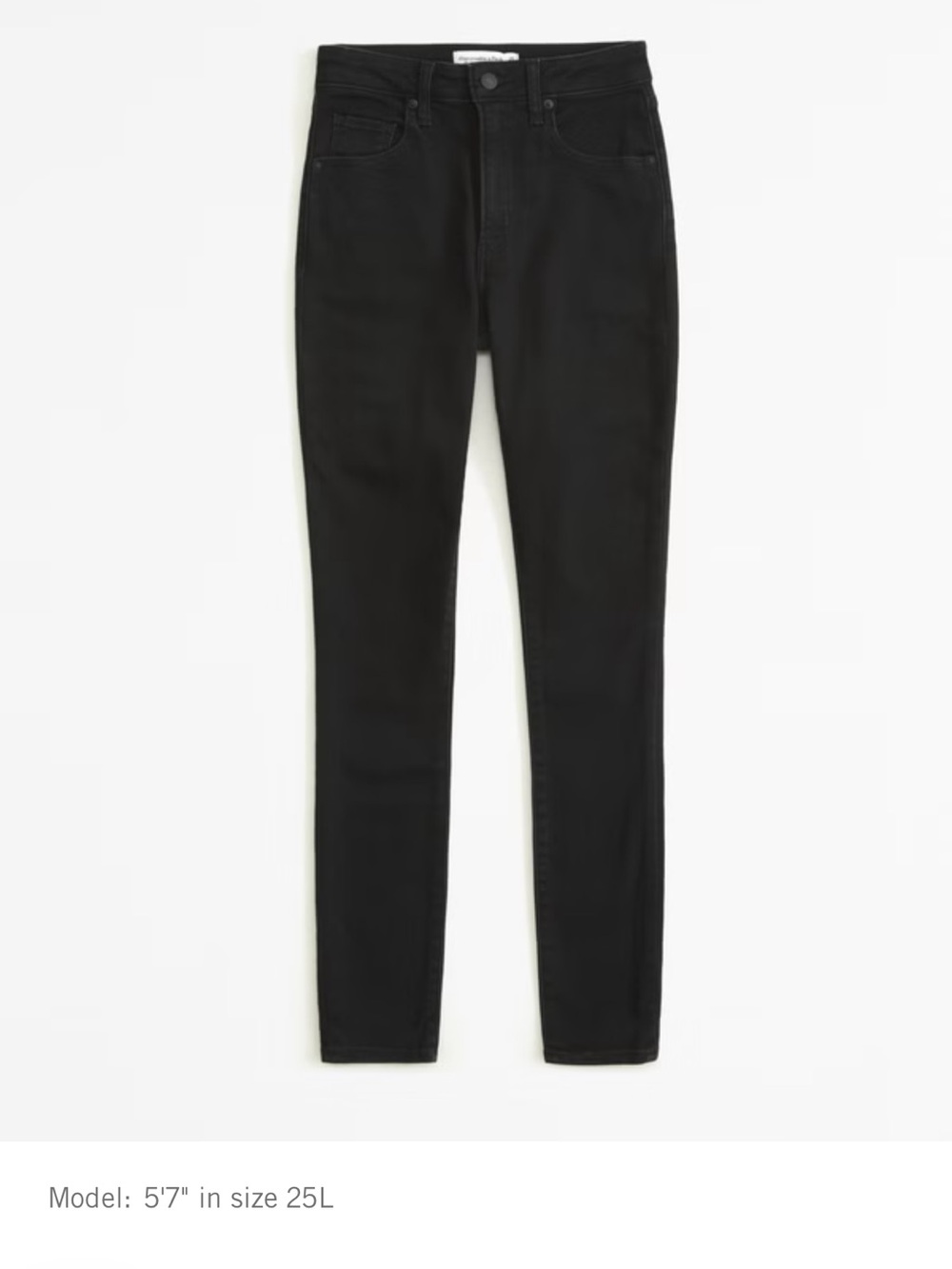 Abercrombie & Fitch Women’s The Super Skinny High Rise - Black 14R